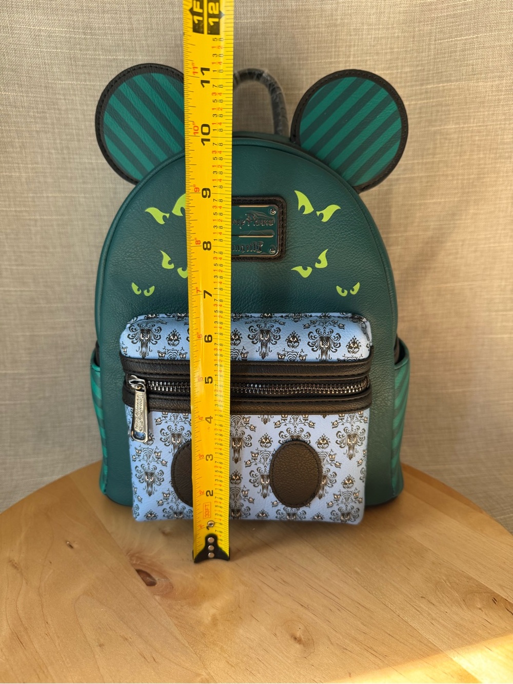 Loungefly Disney Parks Mickey Mouse The Main Attraction Haunted Mansion Backpack - Picture 11 of 16